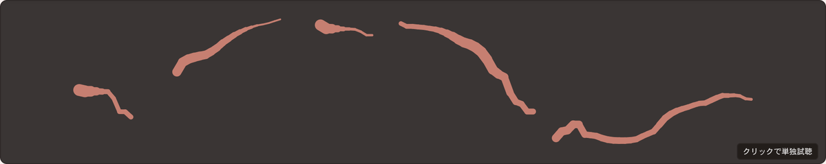 墨絵（太いところ・細いところ・線の切れ目）